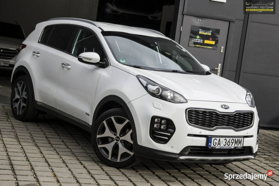 Kia Sportage GT line Ledy Kamera AWD Skóry biały Dębogórze