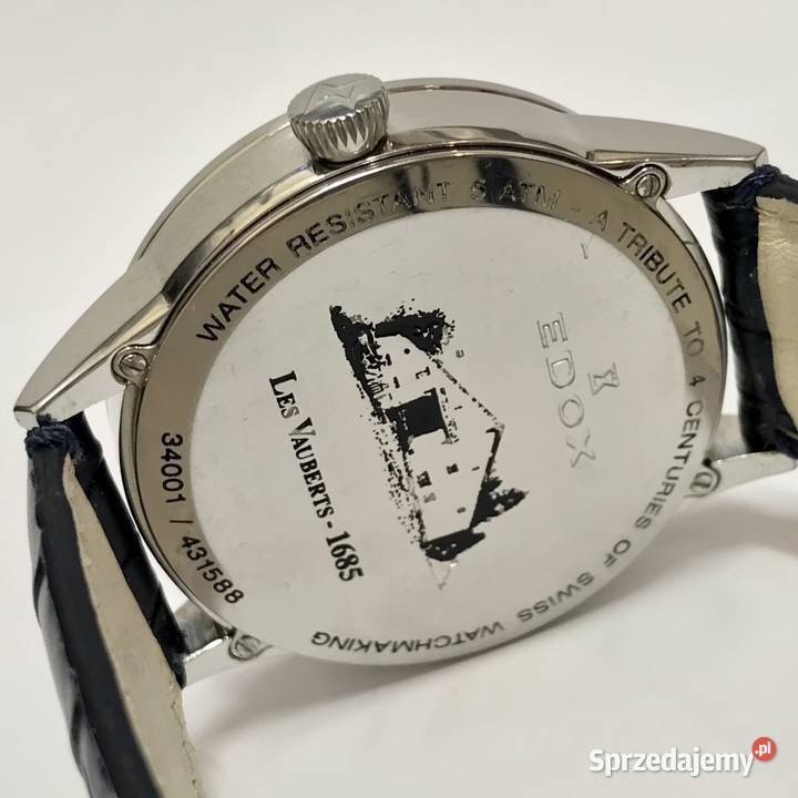 Edox Les Vauberts Day Retrograde komplet box Warszawa sprzedam