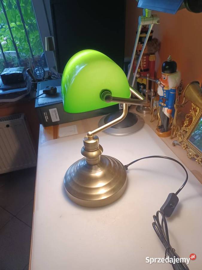 Piękna lampa stołowa bankierka Poznań