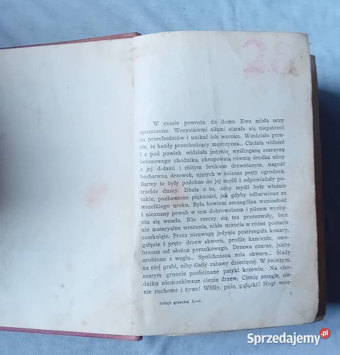 Stefan Żeromski Dzieje Grzechu Tom 1Wyd J Koźminek
