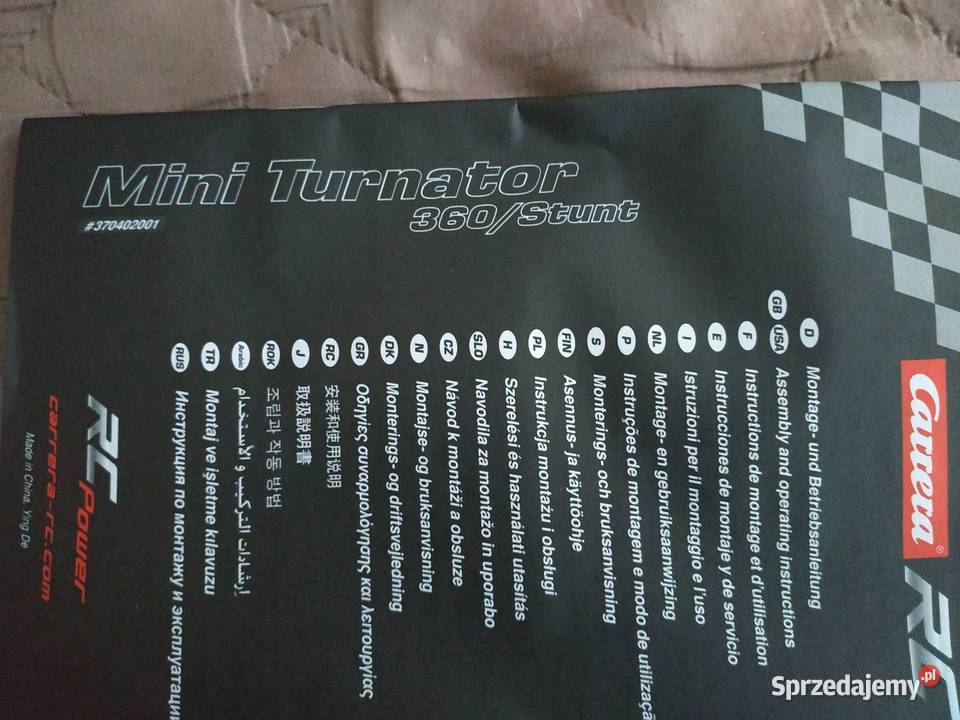 Samochód na sterowanie Carrera RCMIni Turnator Rzeszów sprzedam