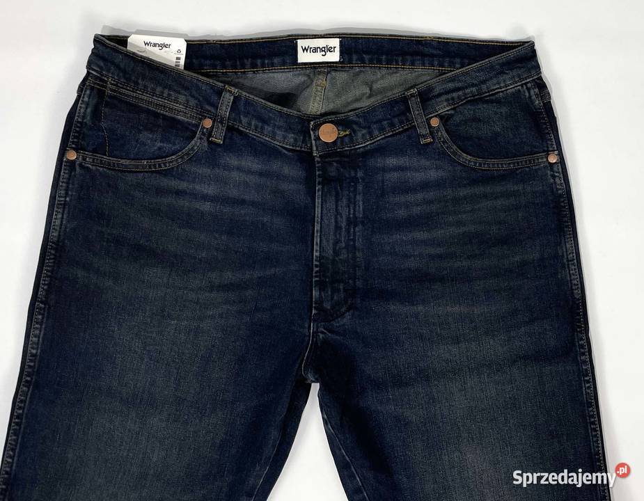 Spodnie męskie Wrangler Larston 812 Western niebieski Warszawa