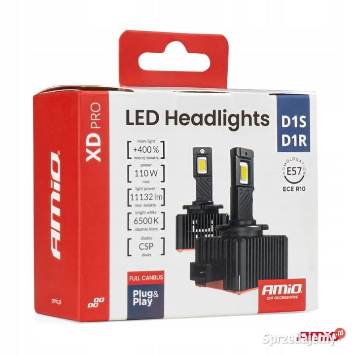 ŻARÓWKI LED AMIO D1S D1R XD PRO FULL CANBUS wielkopolskie Gniezno