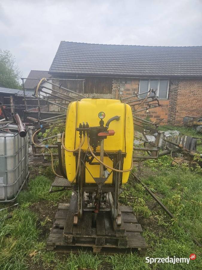 Opryskiwacz 300l 9m przetrzasacz pług konny Ożarowice