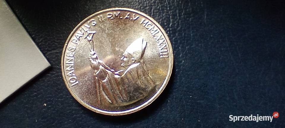 Stare monety 1000 lir 1983 Watykan srebro Lesko