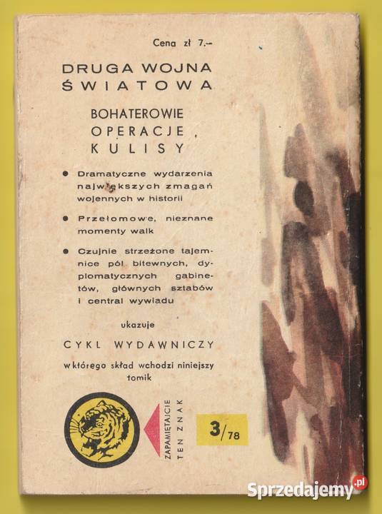 ŻÓŁTY TYGRYS ŻÓŁNIERZE Z ZIELONEGO 1978 Łódź