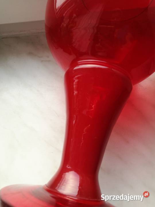 Duży rubinowy kielich KIS Ząbkowice Choszczno