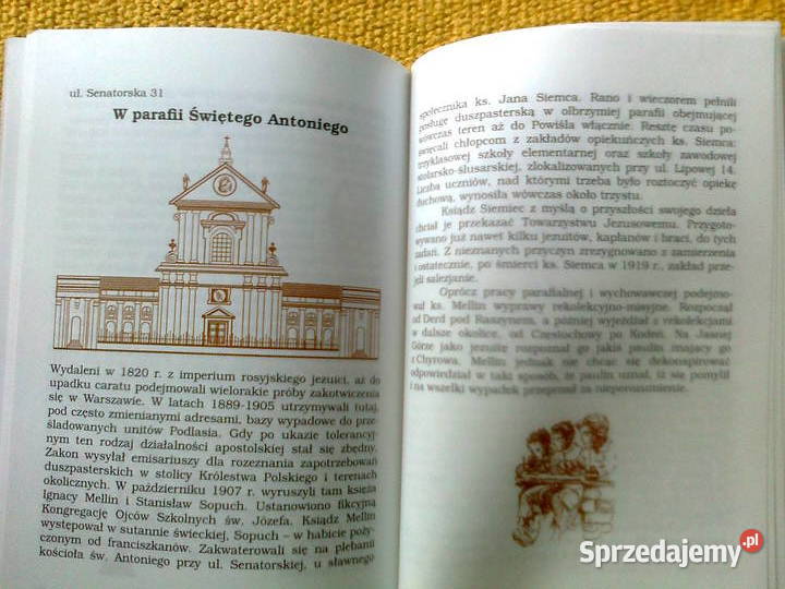 Jezuici w Warszawie o Felicjan Paluszkiewicz Rok wydania 1998 mazowieckie Warszawa