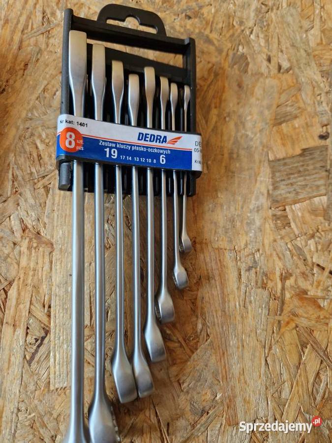 Dedra 1401 Klucze płaskooczkowe 8 Głogowa sprzedam