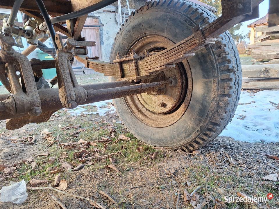 Przyczepa rolniczasamdwuośowa wózki drewniana Przyczepy rolnicze Nałęczów sprzedam