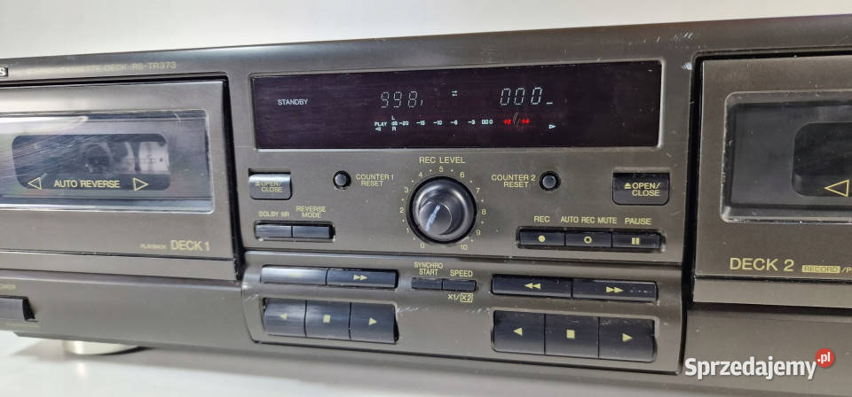 Magnetofon Cassette Deck Technics RSTR373 RS TR Międzychód