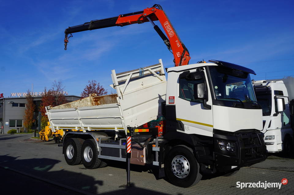 Renault C380 E6 6x4 HDS Fassi F135 2700 MTH Kraków sprzedam