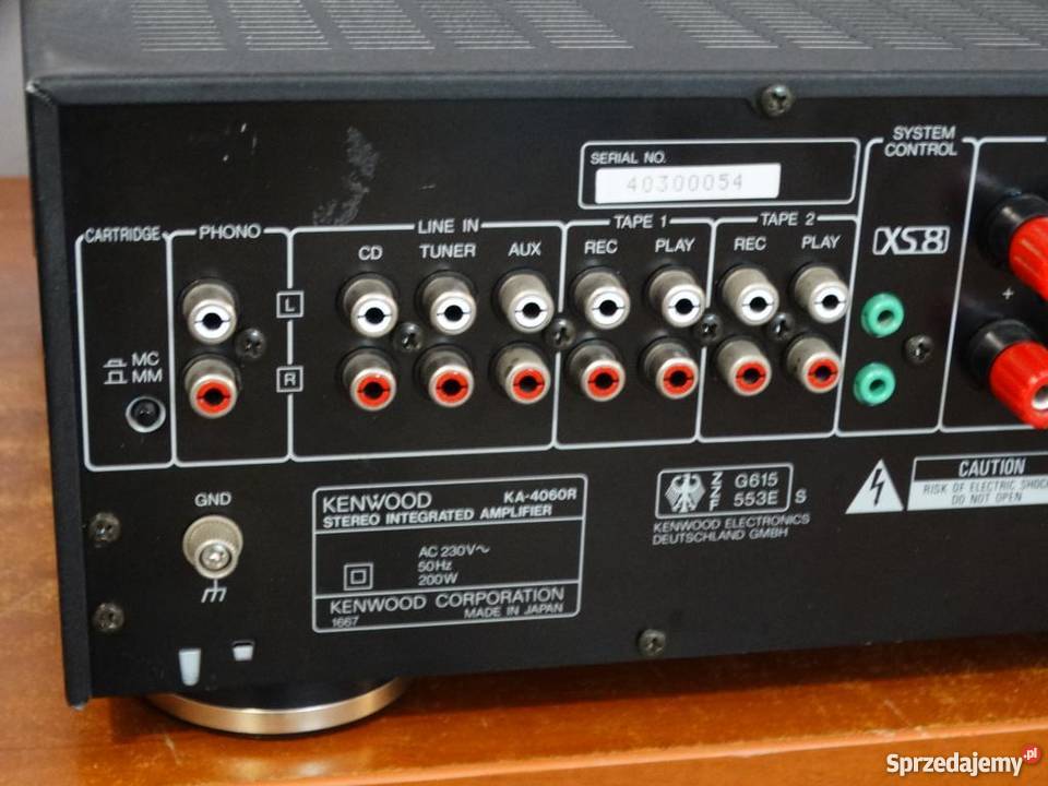 Wzmacniacz Kenwood KA4060R Mosfet mocny WYSYŁKA Jasło