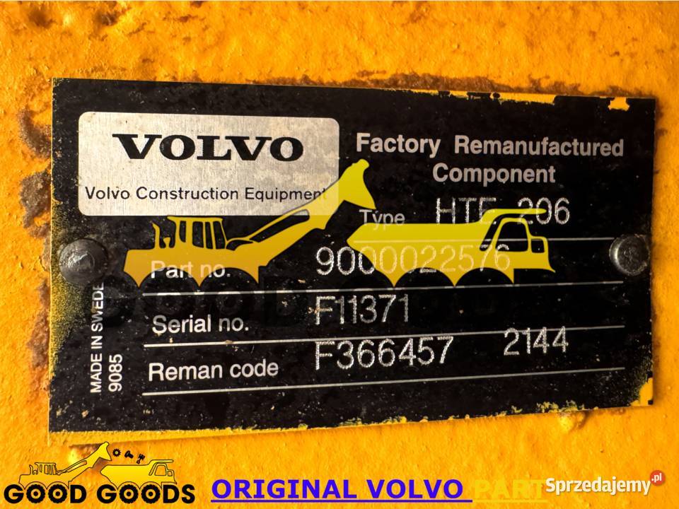 VOLVO SKRZYNIA BIEGÓW HTE206 22576 15123137 Władysławów