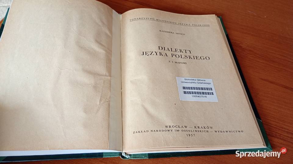 Dialekty języka polskiego z mapami Kazimierz sprzedam