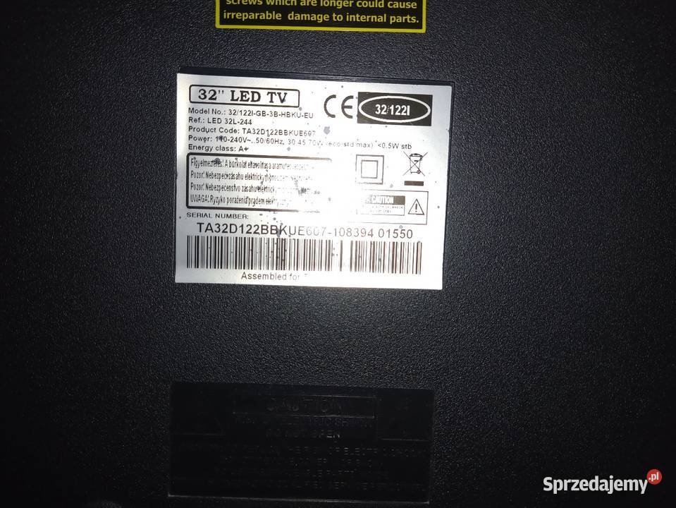 Sprzedam sprawny telewizor technics Łódź sprzedam