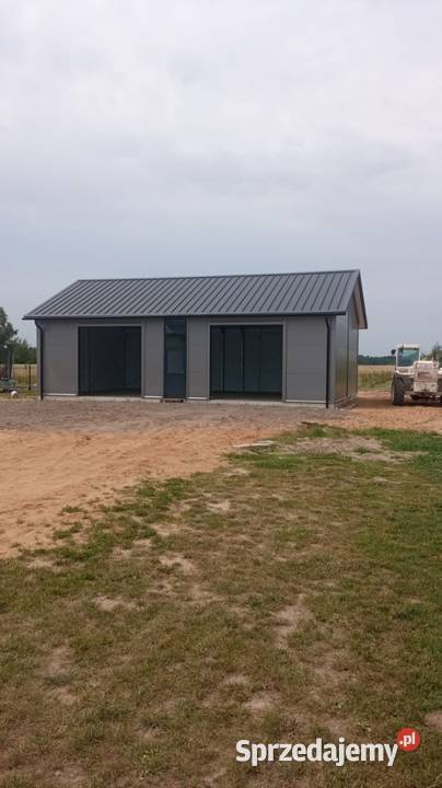 Hala stalowa garaż wiata 8x13x36 płyta warstwowa