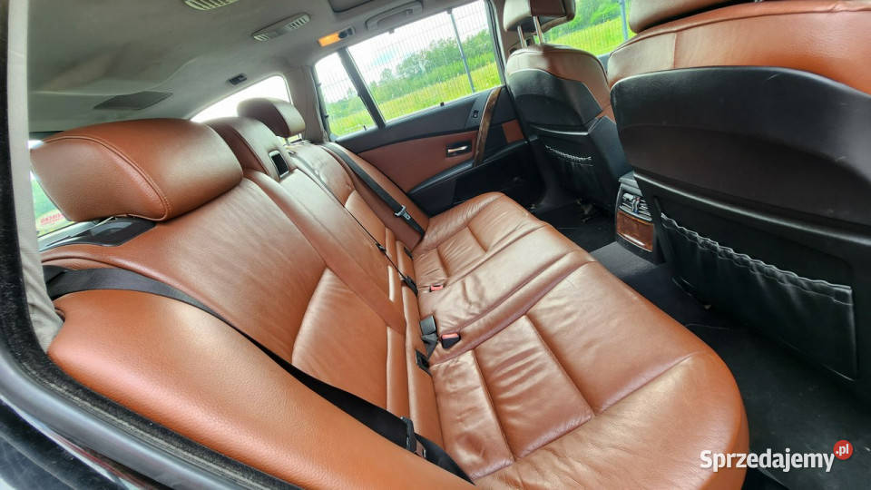 BMW 530 E61 30D 260 2004 Klima Skóry Automat Alu Pabianice sprzedam