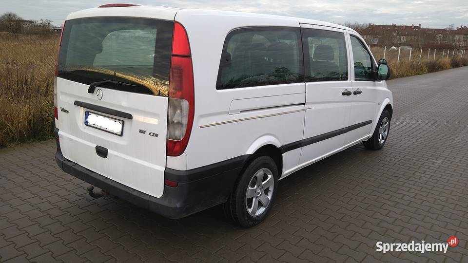 mercedes vito 2007r 22 cdi 6 osobowy long długi manualna Szczecin