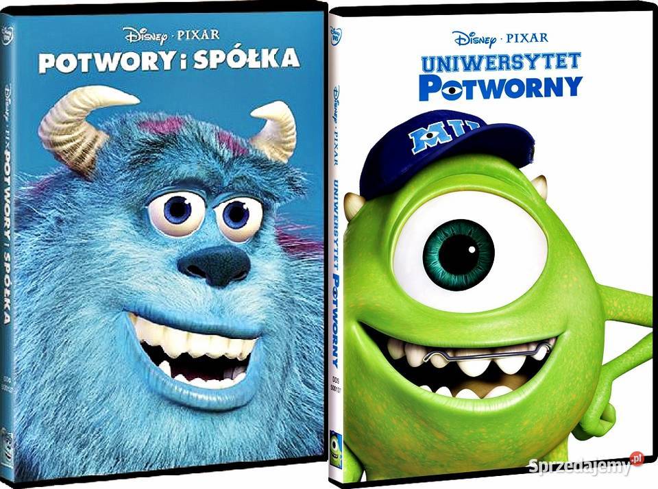 POTWORY I SPÓŁKA UNIWERSYTET POTWORNY PAKIET 2 pełne Kalisz