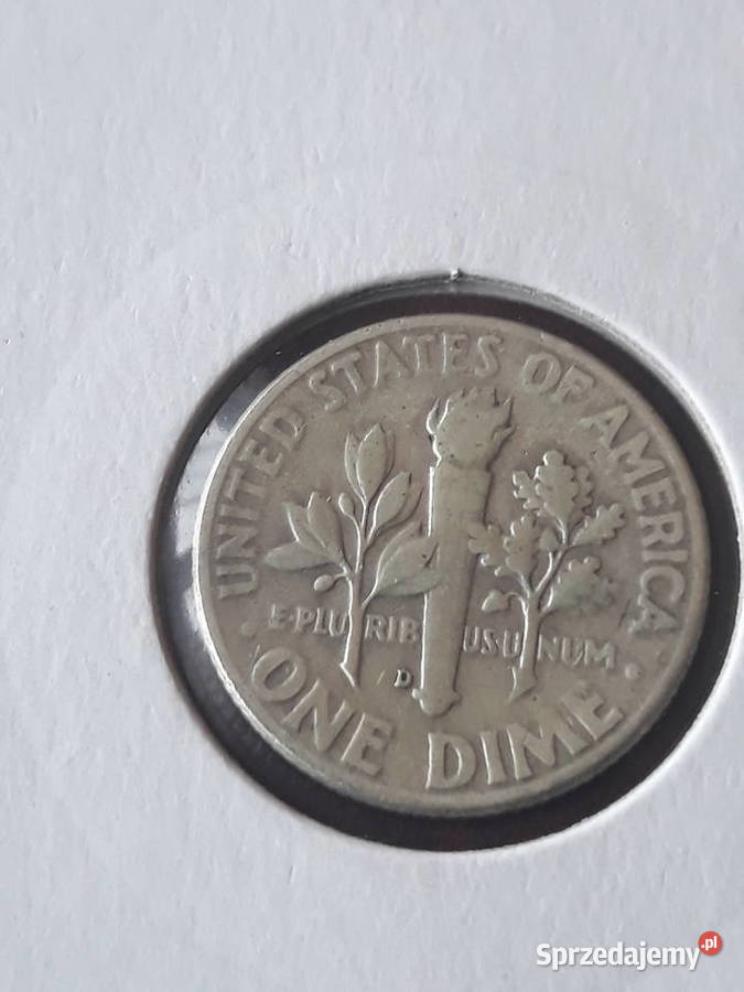 10 Centów USA 1947 r men D Konin