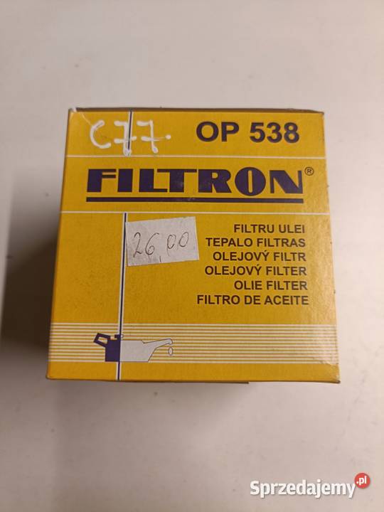 FILTR OLEJU Jeep Renault Volvo OP538 Rudka