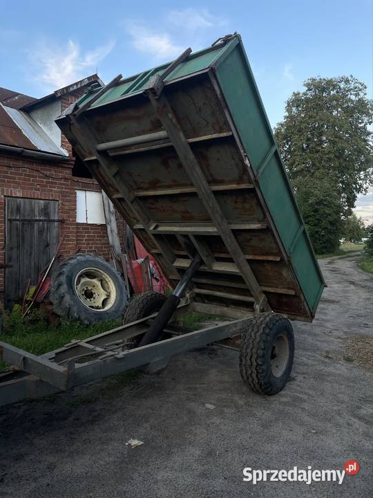 Przyczepa jednoosiowa wywrotka nieuszkodzony Międzyrzec Podlaski