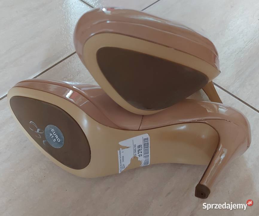 Beżowe szpilki rozmiar 36 Ostróda