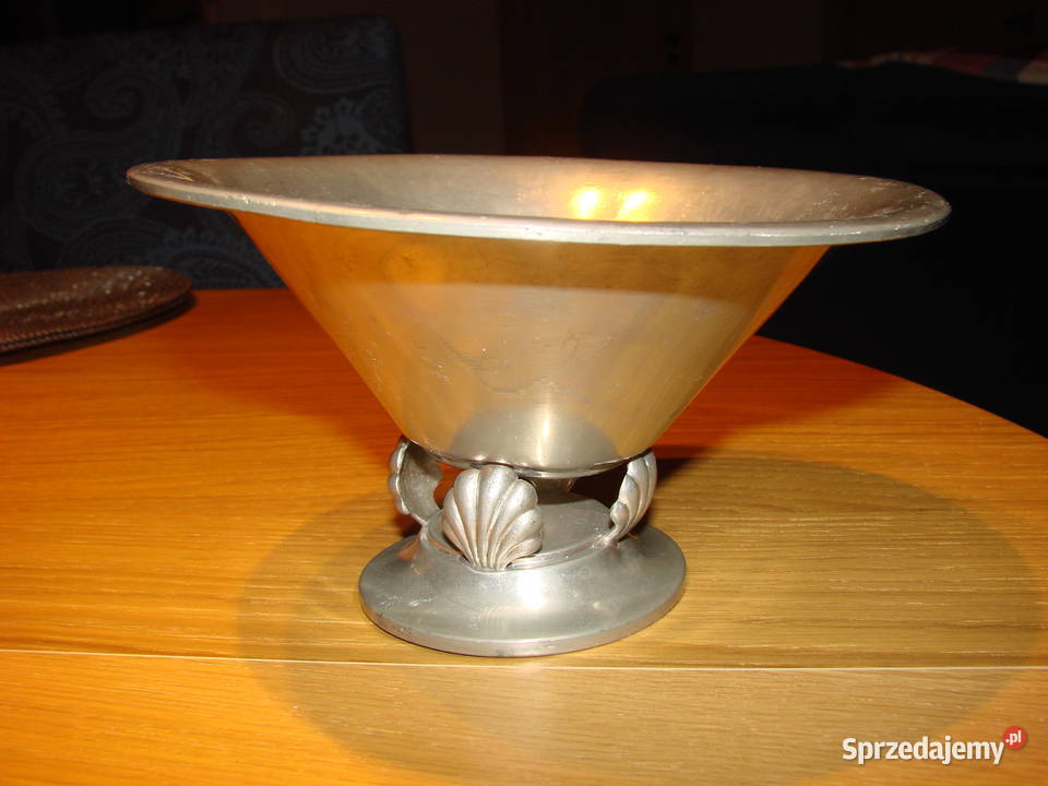 Prima Svenskt Tenn cynowa patera misa Pruszcz Gdański