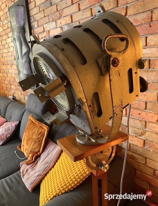 Lampa stojąca loft Vintage reflektor teatralno wielkopolskie Poznań