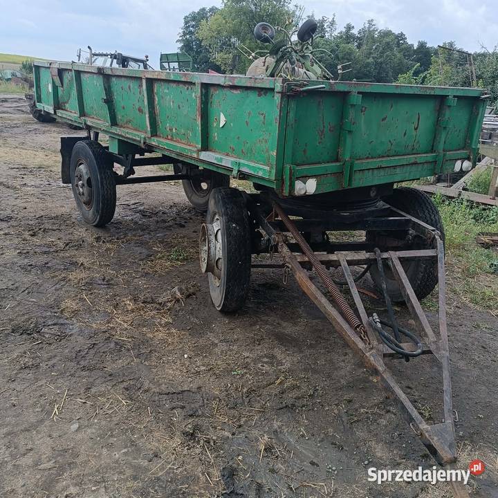 Przyczepa Autosan wywrotka zarejestrowana Przyczepy rolnicze wielkopolskie Słupca