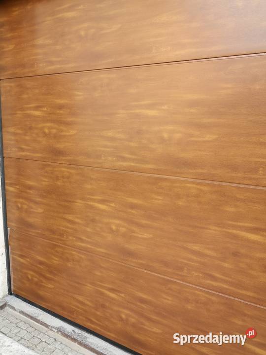 3000x2500 ZŁOTY DĄB z NAPĘDEM Brama garażowa śląskie Katowice