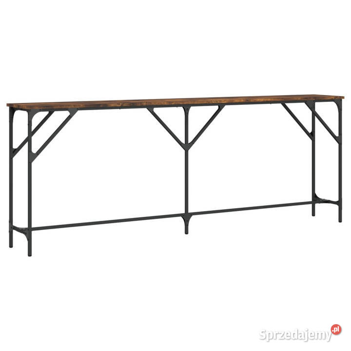 Stolik konsolowy przydymiony dąb 200x29x75 Warszawa