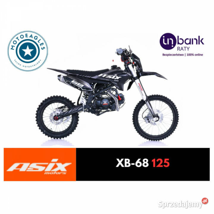 ASIX Inny Cross Asix XB68 125 Transport Raty elektryczny starter wielkopolskie Stare Miasto