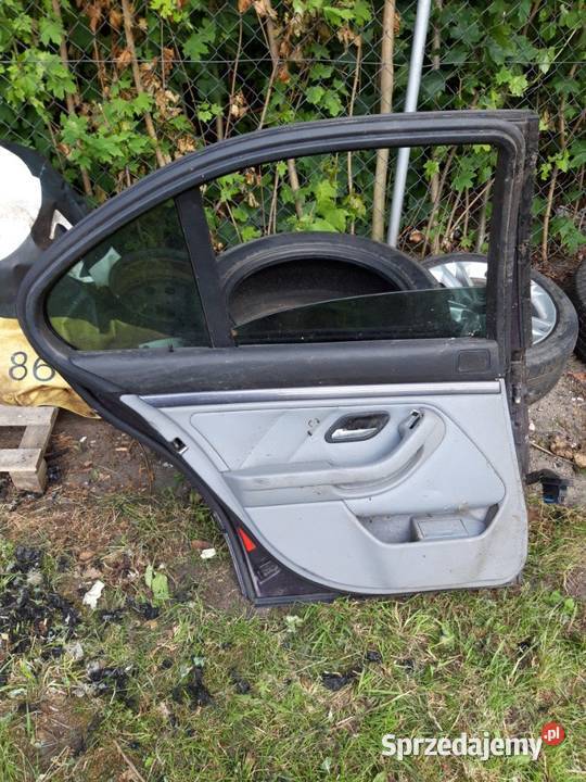 Drzwi kompletne lewe lewy tył BMW E39 sedan Łomża