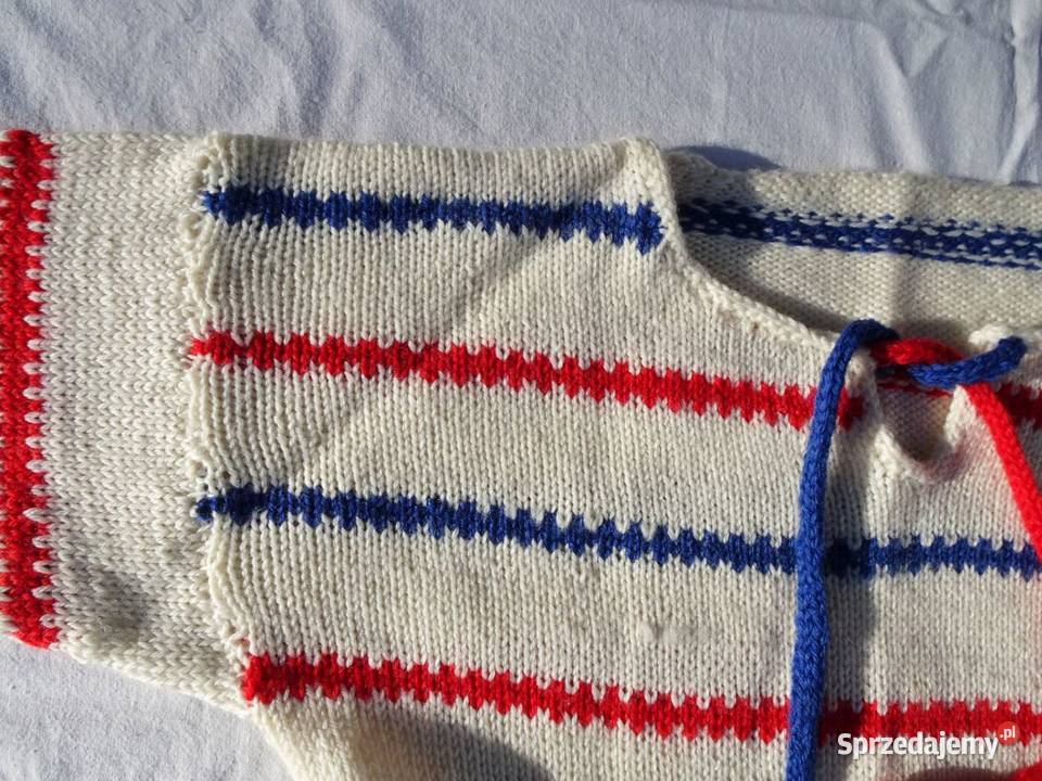 Uroczy ciepły sweter handmade 36 38 Nowy Sącz sprzedam
