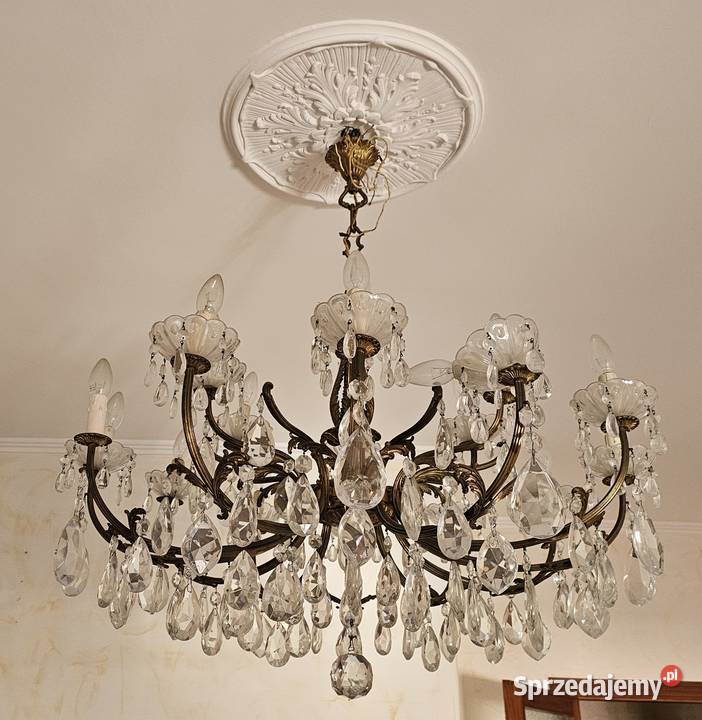 Luksusowy żyrandol kryształowy Maria Teresa 18 Wałbrzych