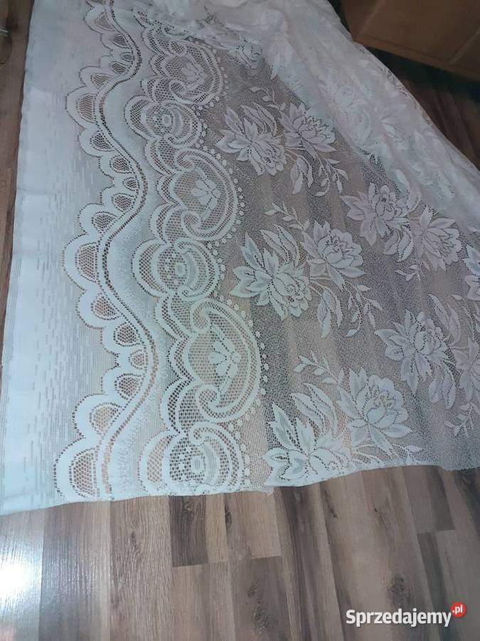 Piękne firanki PRL różne 8 całość