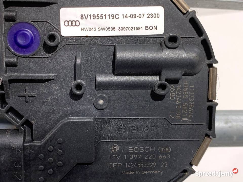 MECHANIZM WYCIERACZEK PRZÓD AUDI A3 8V podkarpackie sprzedam