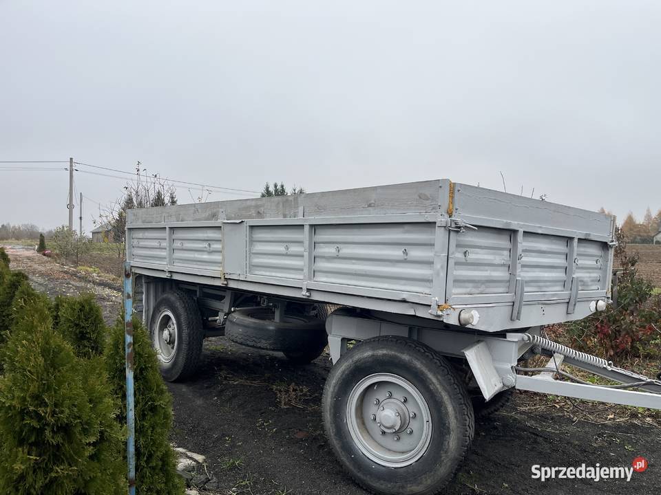 Przyczepa 6T sztywna stan 1984r Przyczepy rolnicze lubelskie sprzedam
