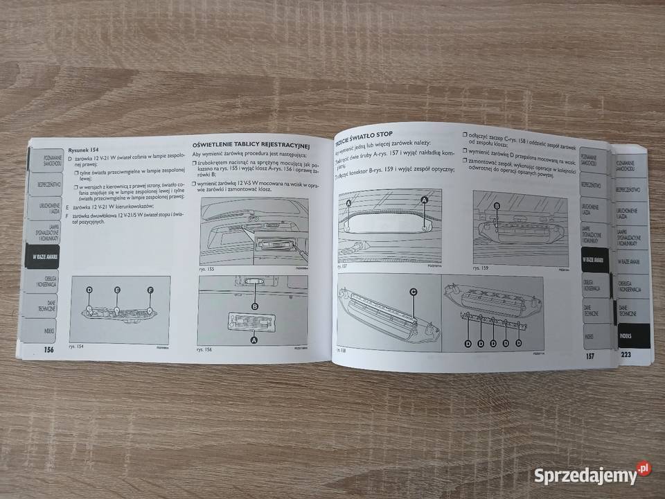 Instrukcja obsługi Fiat Panda Rok wydania 2005 Krosno