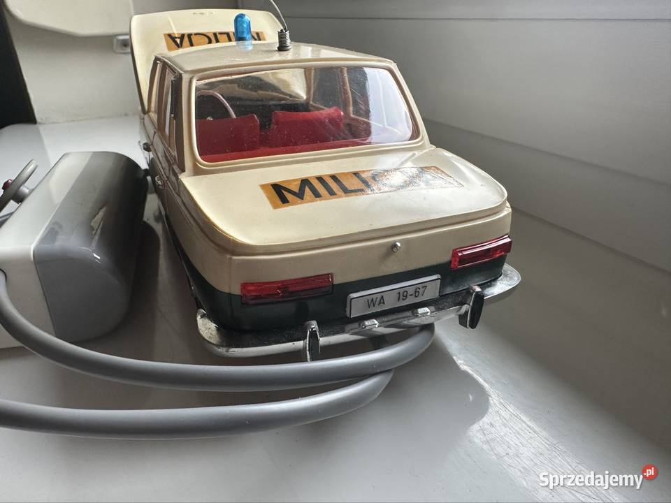 Wartburg Milicja PRL Zabawki Włocławek