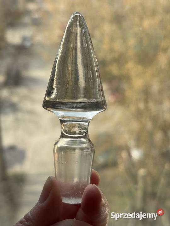 Korek ze szkła bezbarwnego do karafki Mielec