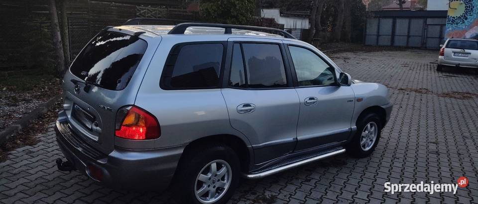 Hyundai Santa fe 20 CRD nowy rozrząd klima hak srebrny Środa Śląska