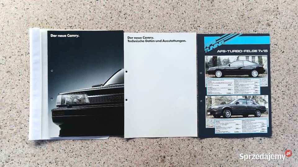 TOYOTA Camry V20 Prospekt Pozostałe śląskie