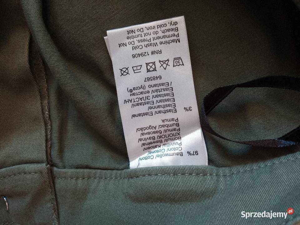 Spodnie z przetarciami dziurami khaki małopolskie Chrzanów