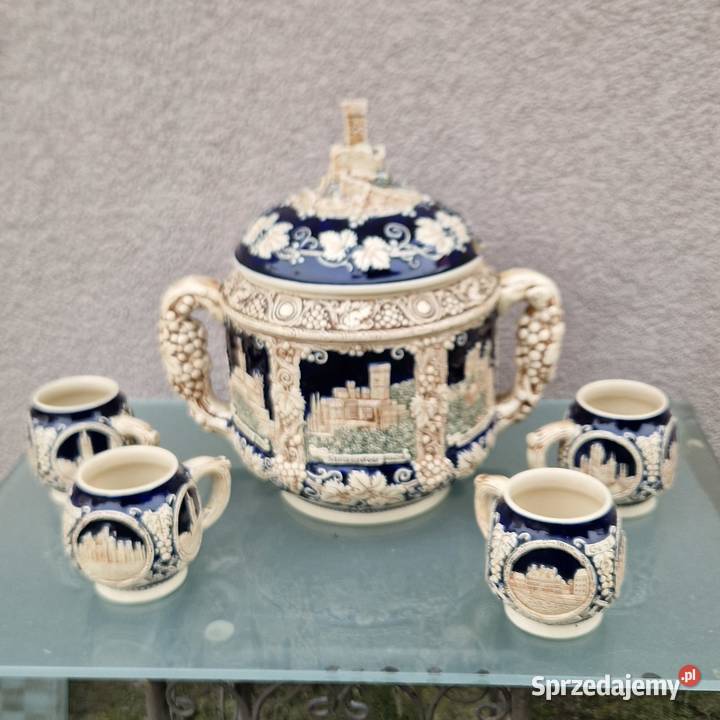 Porcelana Waza 4 filiżanki waza wys 3132 Porcelana i szkło Strzelce Krajeńskie