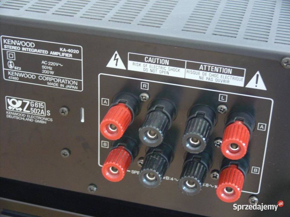 Wzmacniacz Kenwood KA4020 sprawny WYSYŁKA Jasło sprzedam