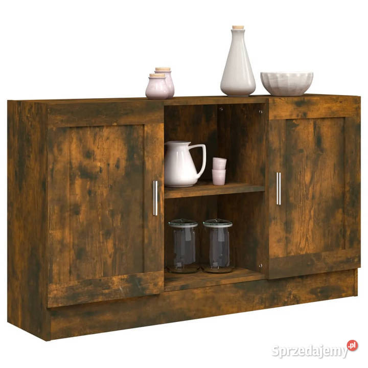 Komoda przydymiony dąb 120x305x70 materiał Warszawa