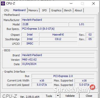 Płyta główna HP Z440 rewelacyjna wydajność i łódzkie Łódź sprzedam